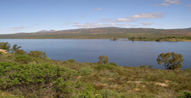 Top of dam